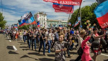 святкування річниці "днр"_1 / © vk.com/Сводки от ополчения Новороссии