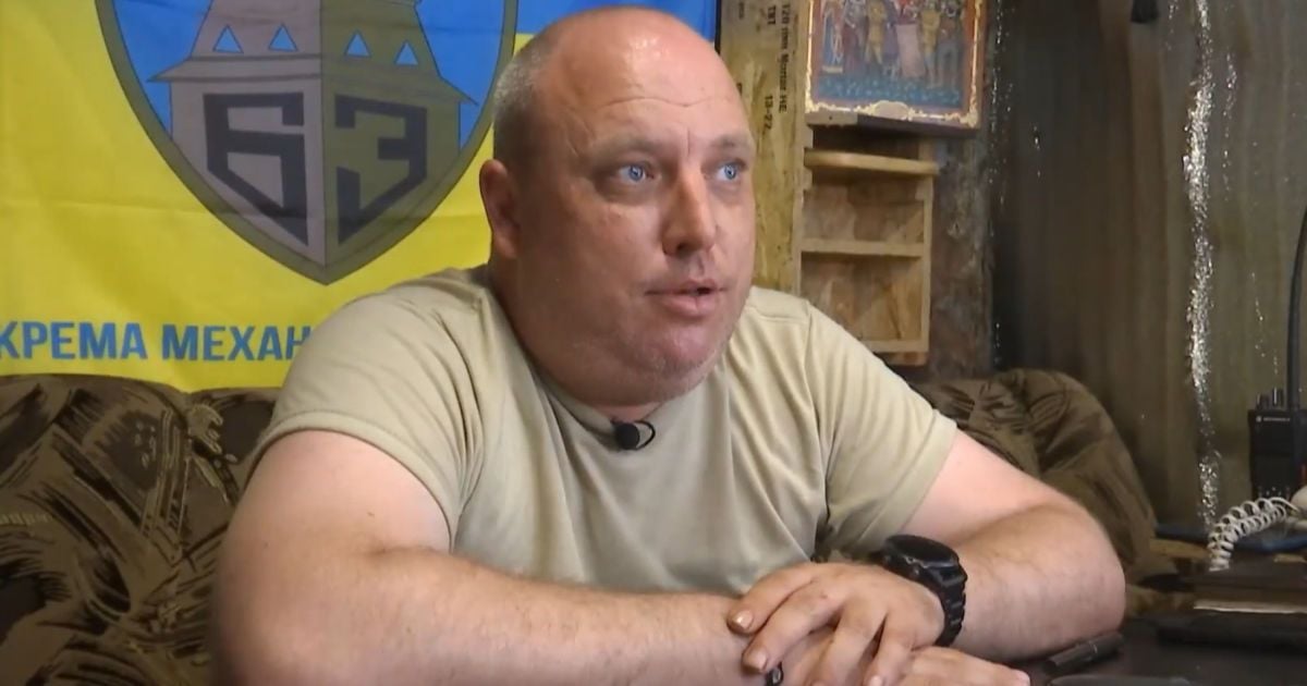 Командир батальйону 63-ї механізованої бригади на псевдо “Фугас”. Скриншот / YouTube