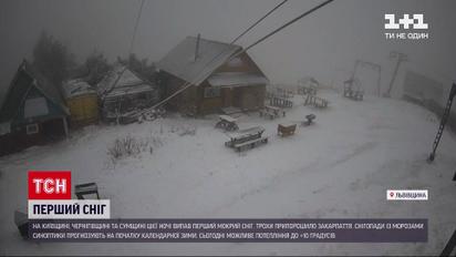 Погода в Україні: перший сніг випав одразу в чотирьох областях
