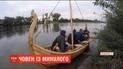 Мастера из Прикарпатья собрали своими руками копию средневековой лодки викингов
