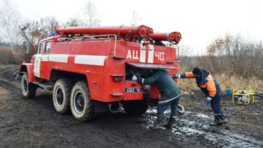 торфовища Чернігівщина_9 рятувальники / © Управление ДСНС в Черниговской области
