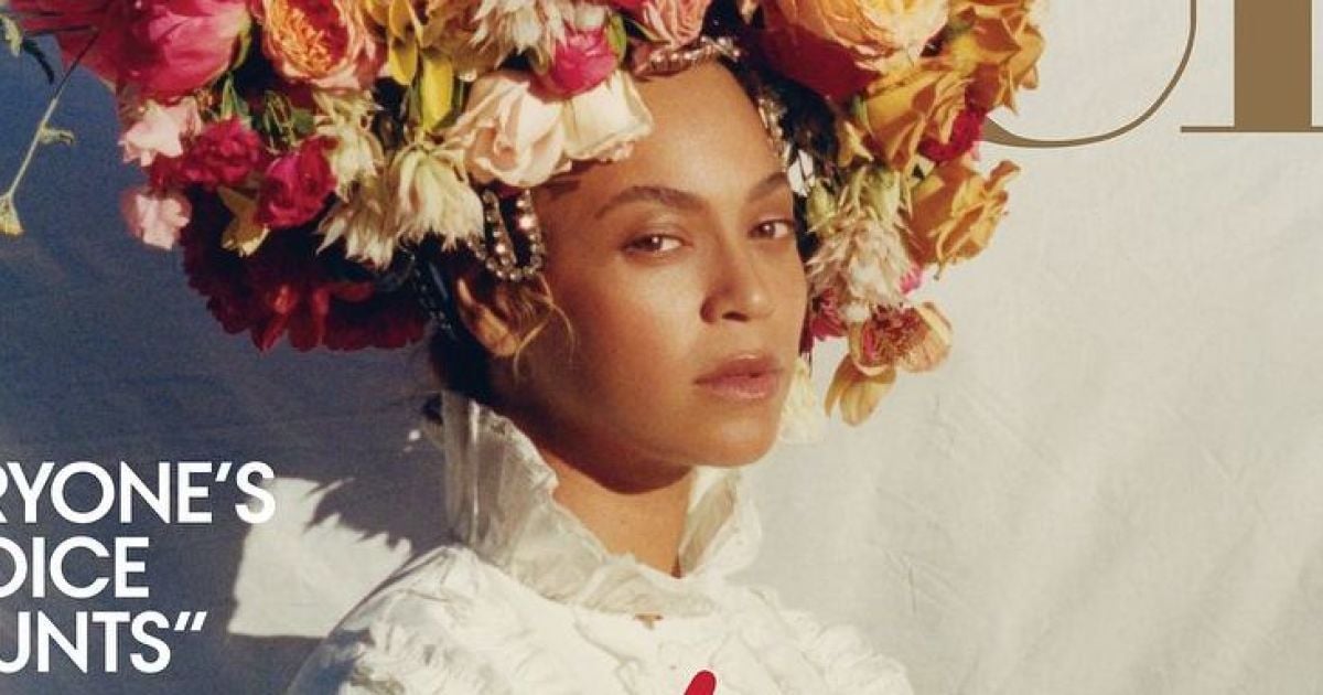 Бейонсе в фотосеті для Vogue US