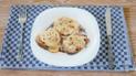 Мясо по-французски с соусом бешамель