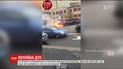 Унаслідок ДТП на столичному проспекті Лобановського зайнялася автівка