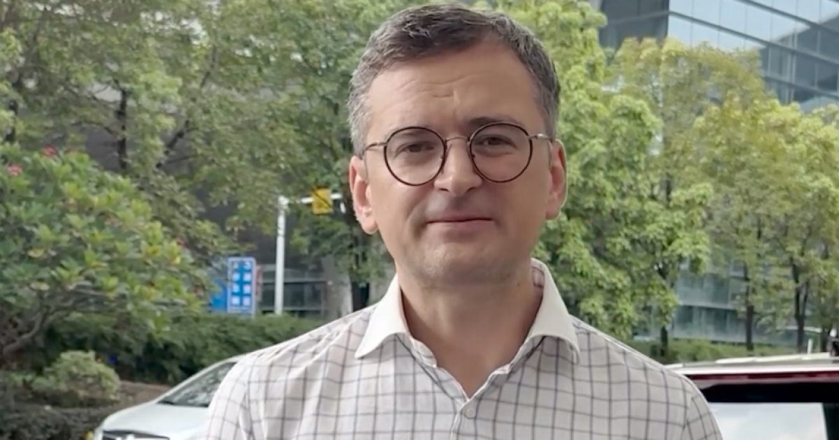 Голова МЗС України Дмитро Кулеба в Китаї / Скриншот з відео