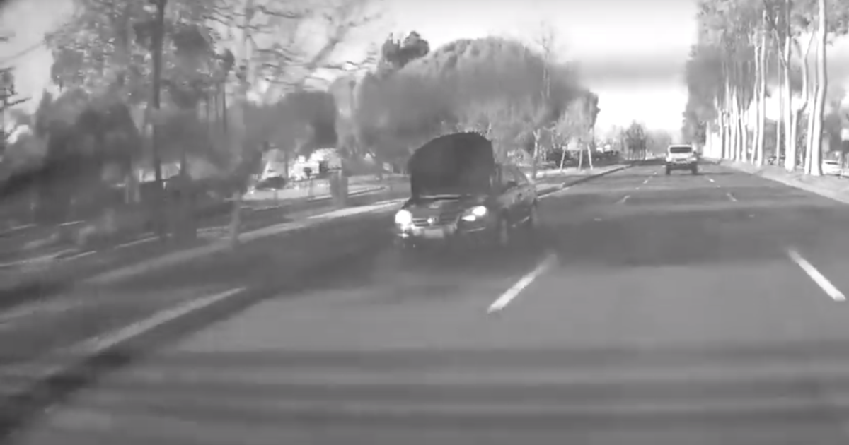 Что он там видел: в Сети появилось видео, как водитель Volkswagen Jetta едет с полностью раскрытым капотом