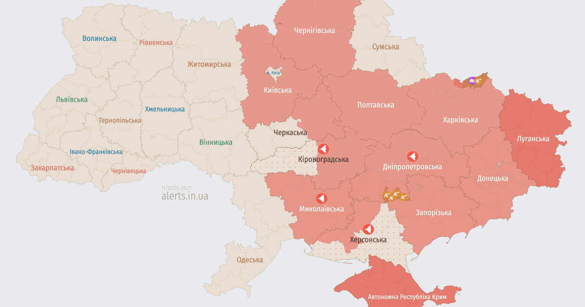 Мапа тривог