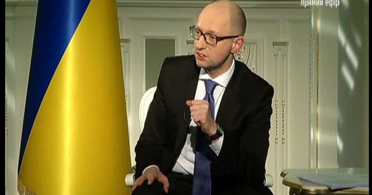 Яценюк: Путин не изменил свои планы относительно Украины.