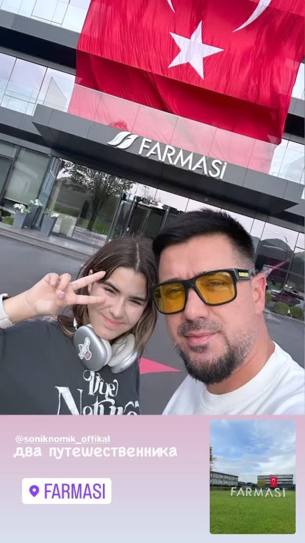 Мурат Налчаджиоглу з донькою / © instagram.com/muratnalca