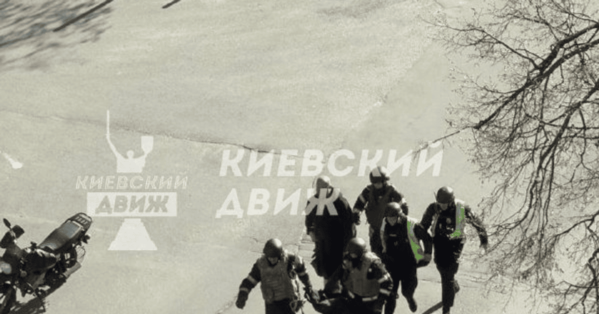 Перші фото поранених в результаті перестрілки в Києві