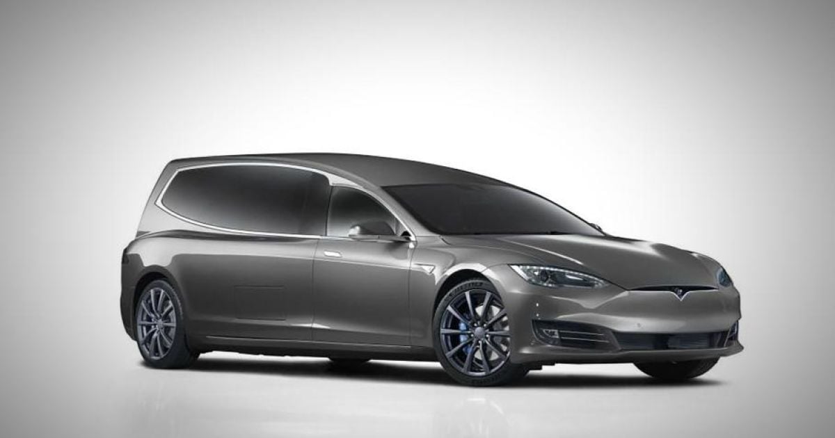 Із Tesla Model S зробили катафалк з запасом ходу в 350 км: фото