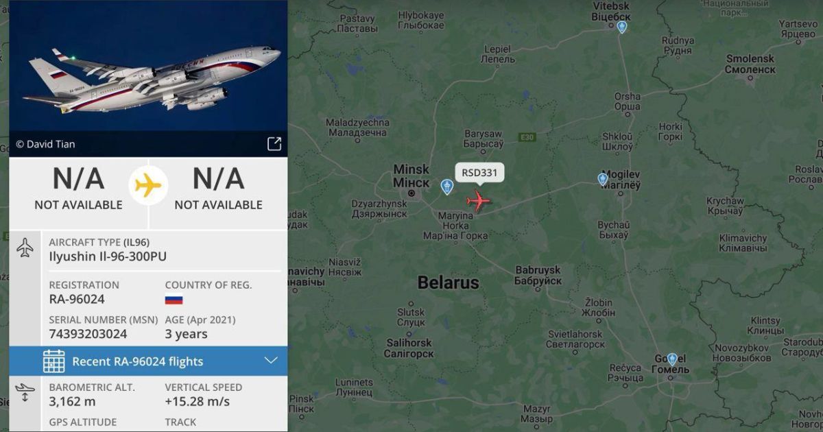 Путін вилетів з Мінська
