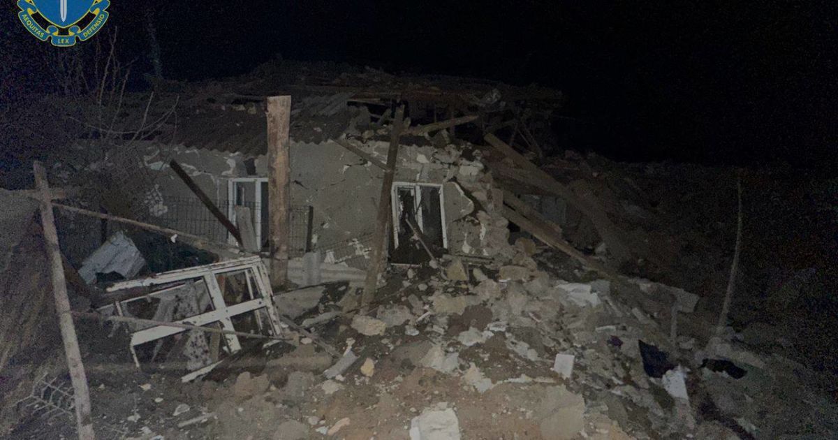 Наслідки обстрілу Миролюбівки на Херсонщині