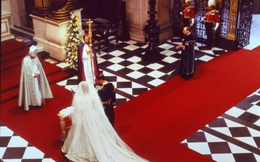 Весілля Принцеси Діани та Принца Чарльза. 1981 р. / © AFP