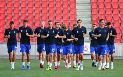 "Динамо" размялось в Праге перед стартом в Лиге чемпионов