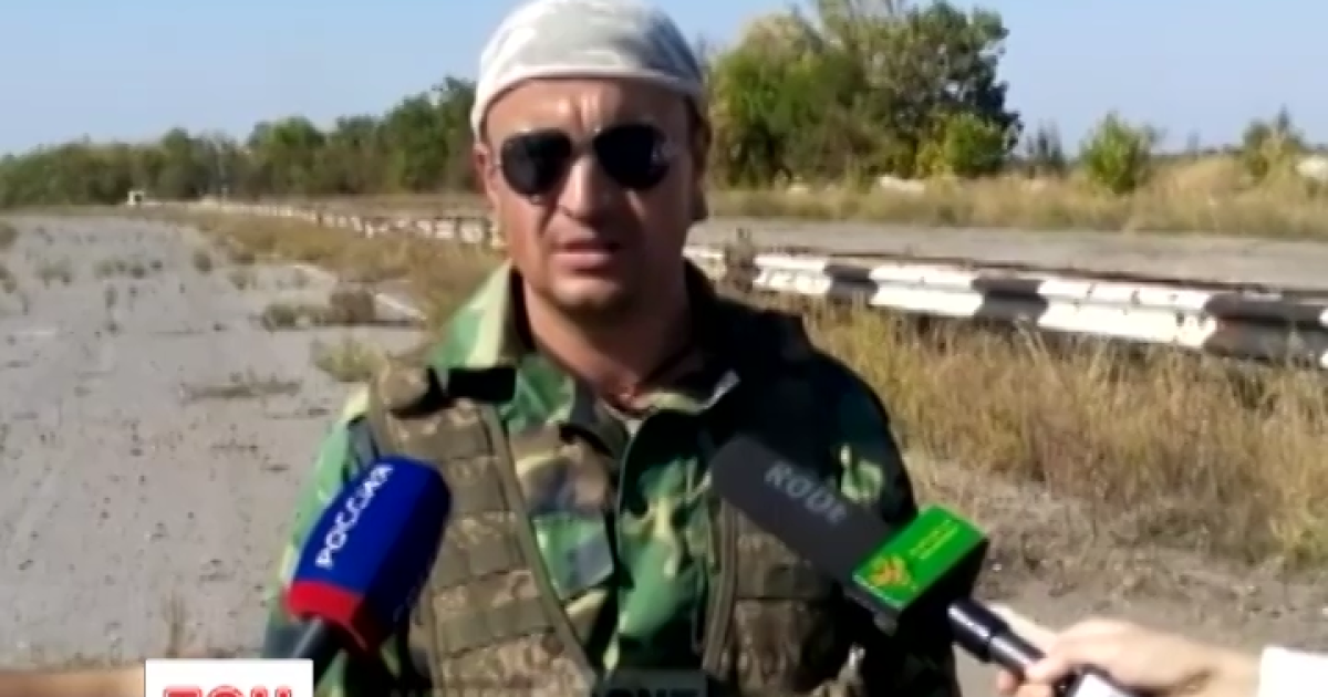 Боец говорит, интервью давал под дулом автомата