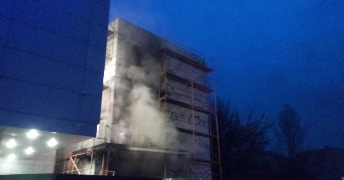 Пожежа у Києві_2 / © Управление ГСЧС Киева