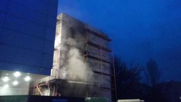 Пожежа у Києві_2 / © Управління ДСНС Києва