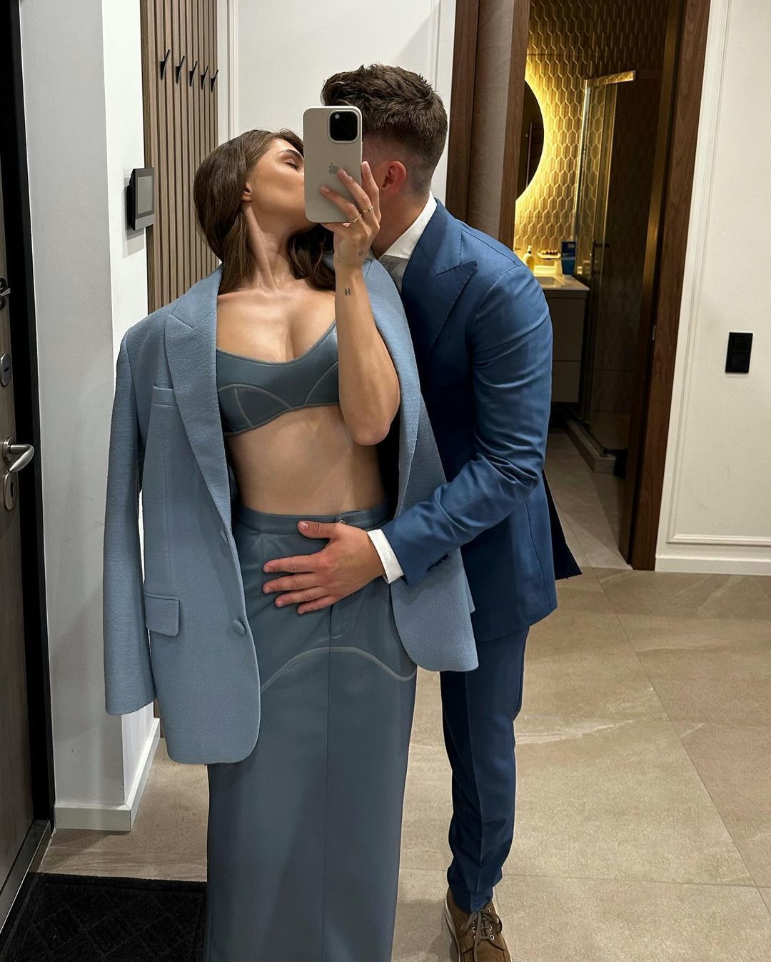 Владимир Остапчук с женой / © instagram.com/vova_ostapchuk