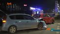 В Киеве водитель внедорожника на скорости влетел в ряд машин на светофоре