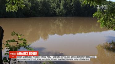 Суттєвого забруднення у річці Рось не виявили, та використовувати воду не радять