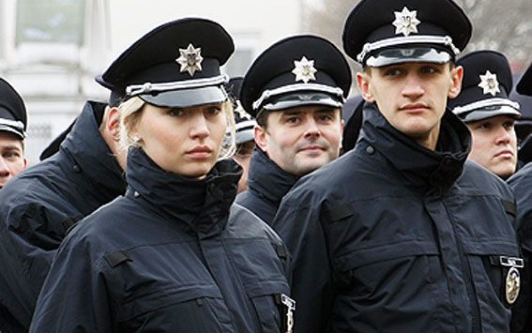 Луцкие патрульные приняли присягу на верность украинскому народу / © Департамент коммуникаций Нацполиции Украины