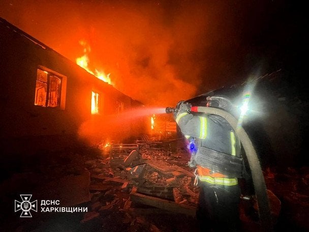 Наслідки атаки на Харківщину 20 квітня / © ДСНС