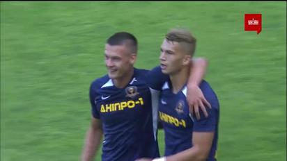 Дніпро-1 - Ворскла - 1:0. Відео голу Супряги
