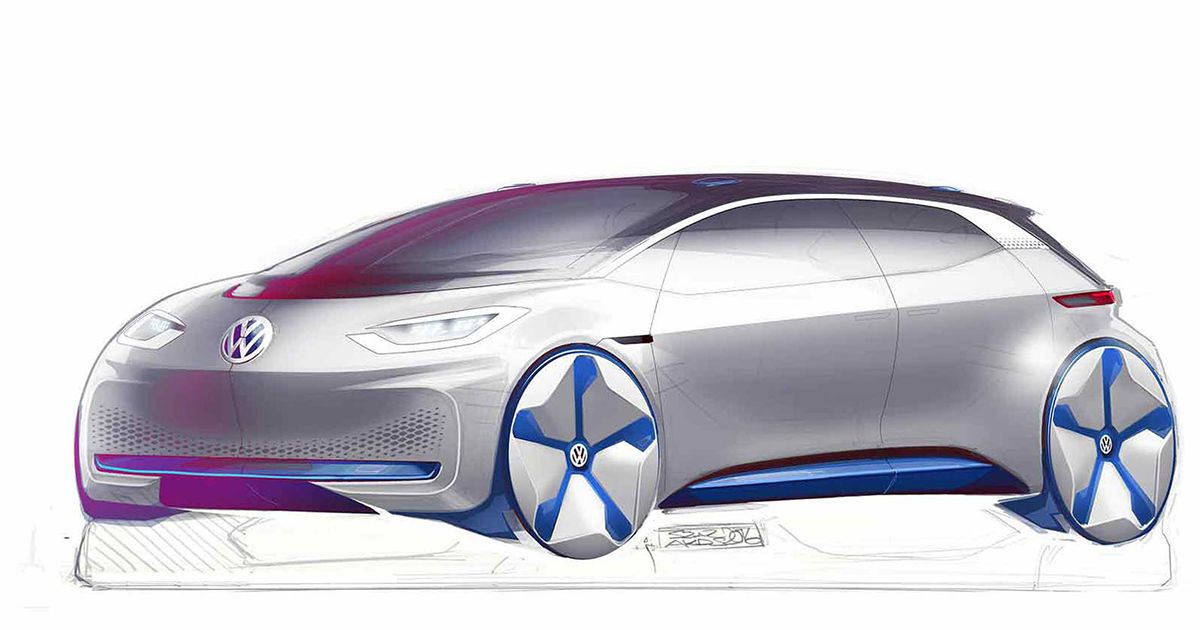 Volkswagen показал дизайн новой электрической модели