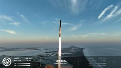 Компания SpaceX запустила космический корабль Starship