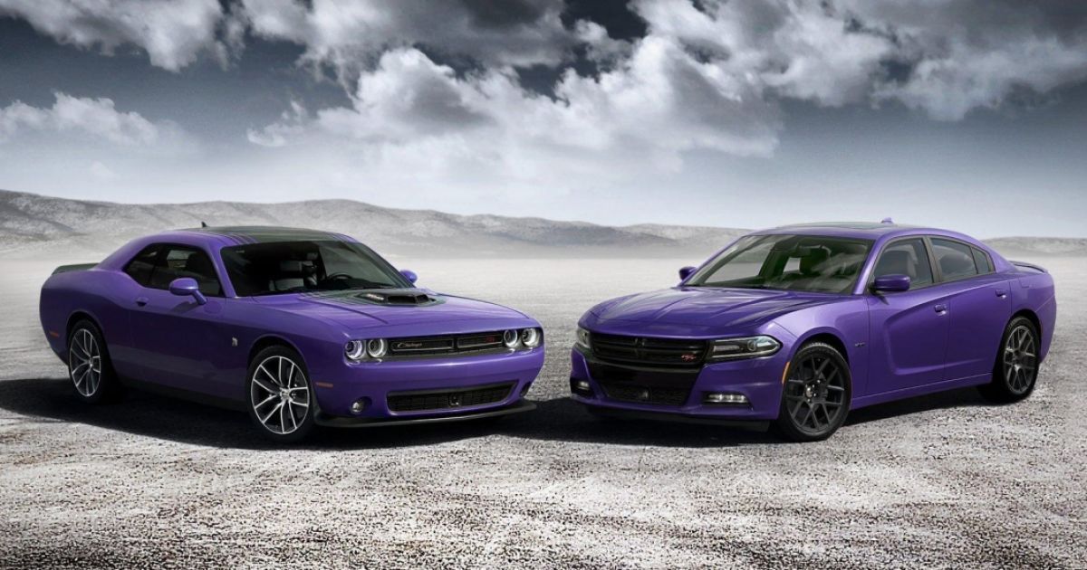 Dodge представит лимитированную серию Challenger и Charger в ярком цвете