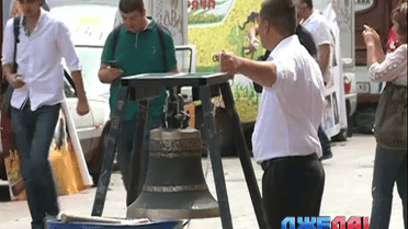 Владельцы мобильных кофеен пикетируют под столичной мэрией