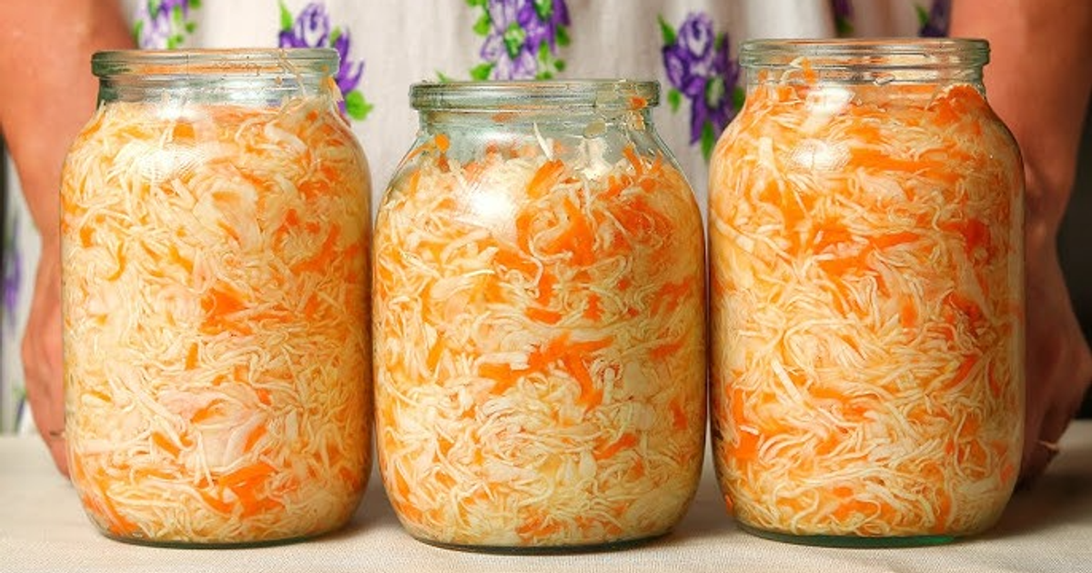 Як зберігати квашену капусту