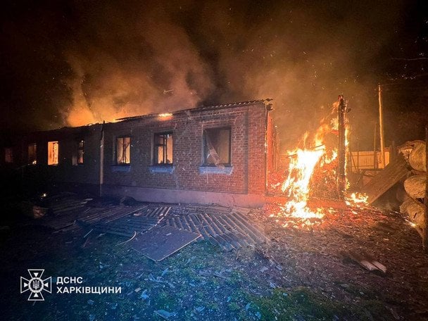 Наслідки атаки на Харківщину 20 квітня / © ДСНС