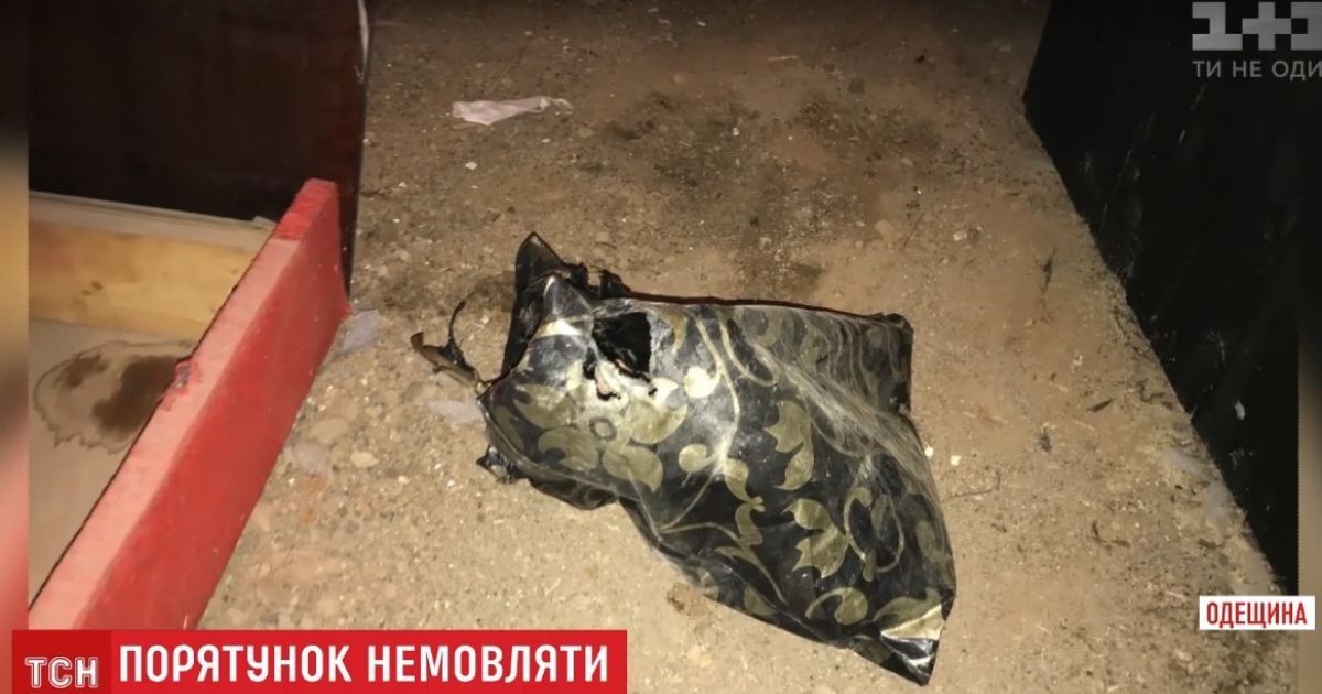 Стан важкий, прогноз несприятливий: медики розповіли про знайдене в пакеті на Одещині немовлятко