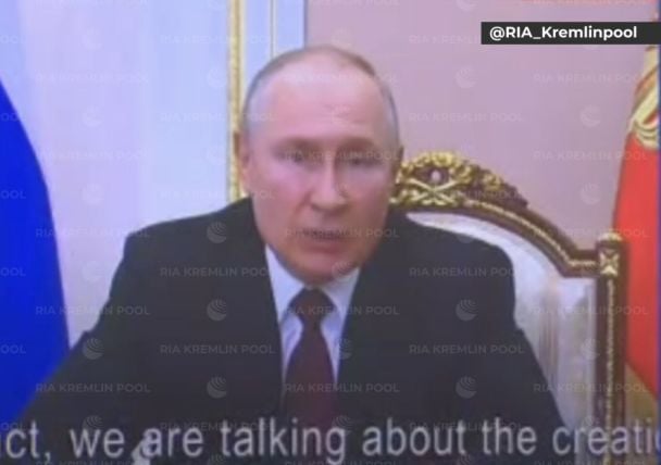 Российский президент Российской Федерации Владимир Путин. ФОТО: российские тг-каналы