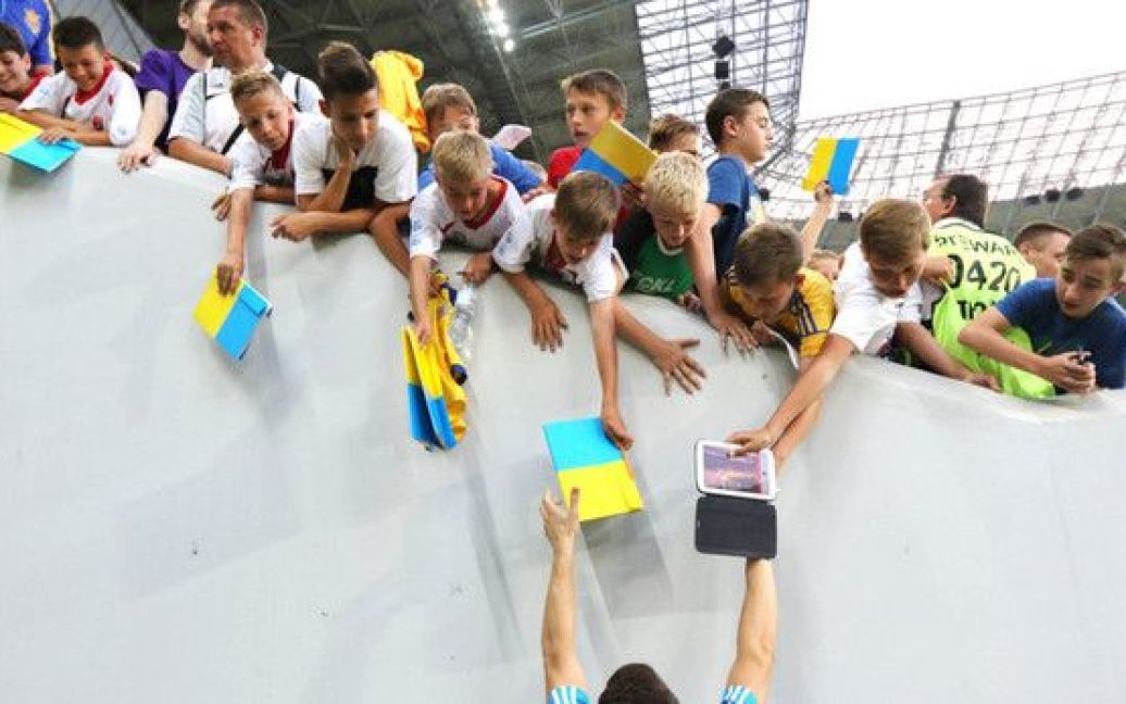 Збірна України провела перше відкрите тренування за тренерства Фоменка / © ФФУ