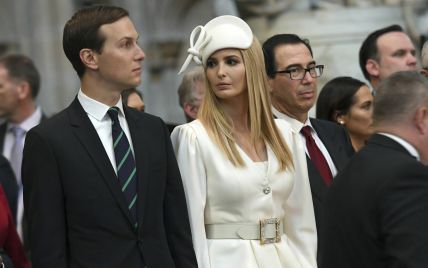 В білосніжному вбранні і елегантному капелюсі: Іванка Трамп у Букінгемському палаці