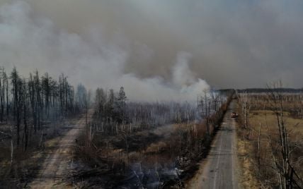 В Чернобыльской зоне снова начался пожар