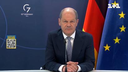 "Ми стискаємо кулаки": Шольц звернувся до українців у телеефірі 20 країн