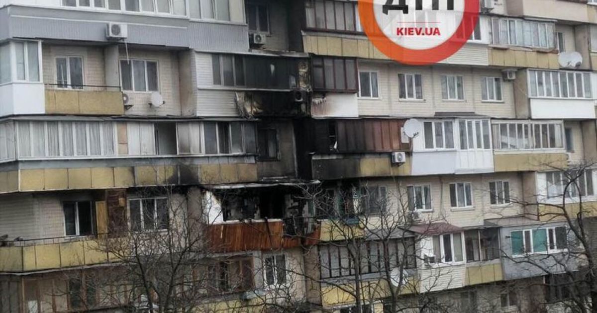 У Києві на Оболоні горіла багатоповерхівка / © dtp.kiev.ua