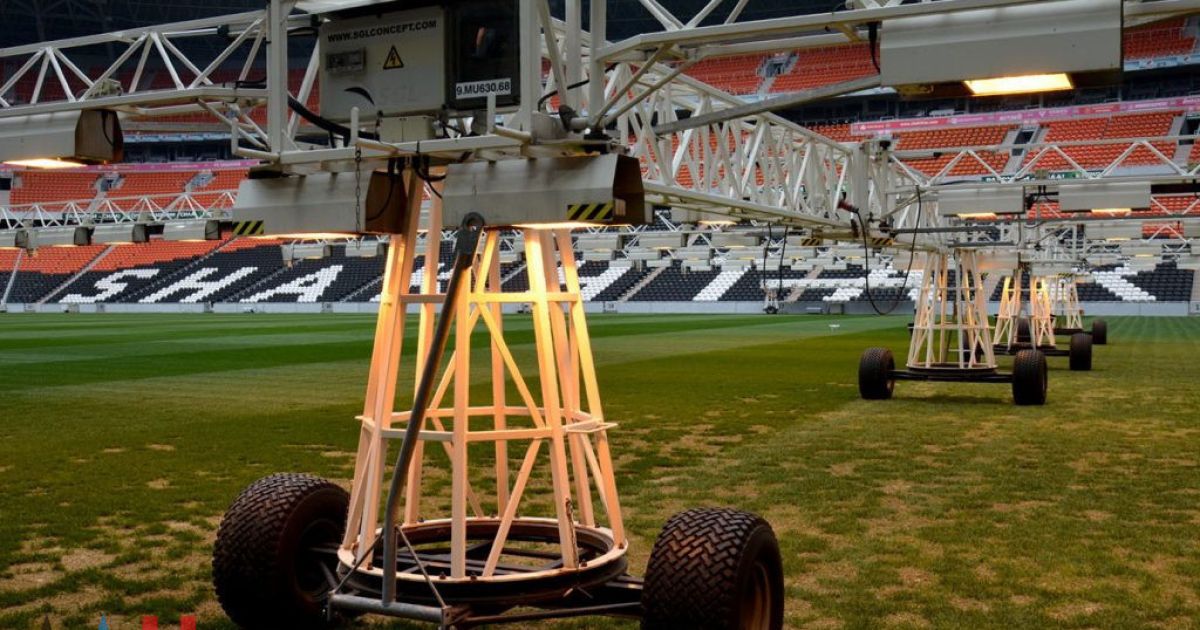 Боевики показали российским СМИ "Донбасс-Арену" / © dan-news.info