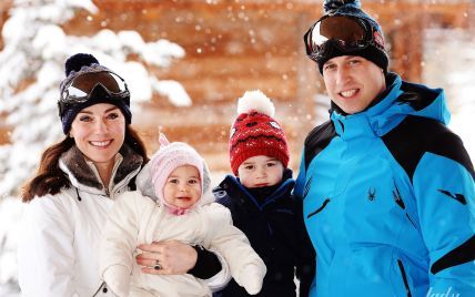 У відпустку з дітьми: герцог і герцогиня Кембриджські поїхали кататися на лижах