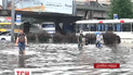 Сильна злива затопила Дніпропетровськ
