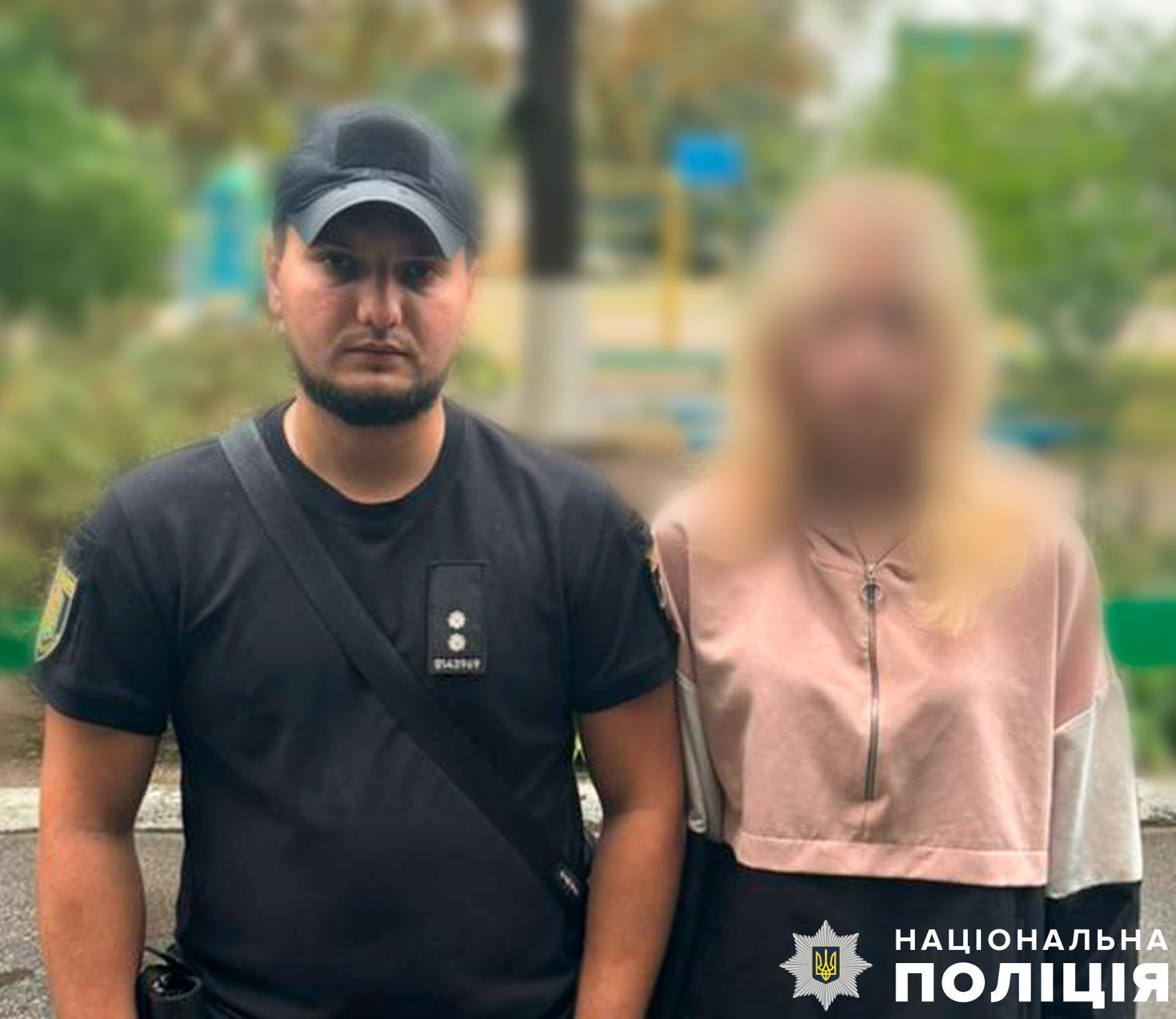 Одна з неповнолітніх паліїв авто для ЗСУ / Фото: поліція Полтавської області / © 