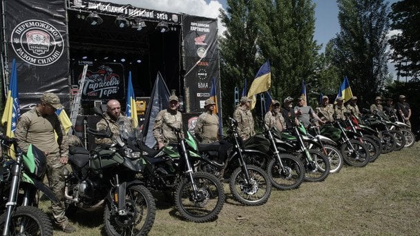 Полк «Скеля» створив мотоклуб та долучився донайбільшого бай