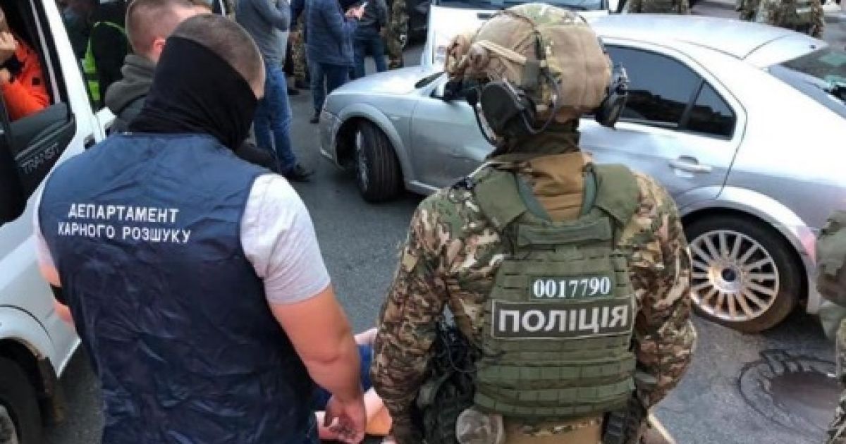Київ Хрещатик спецоперація злочинці_1 / © Департамент коммуникации Нацполиции Украины