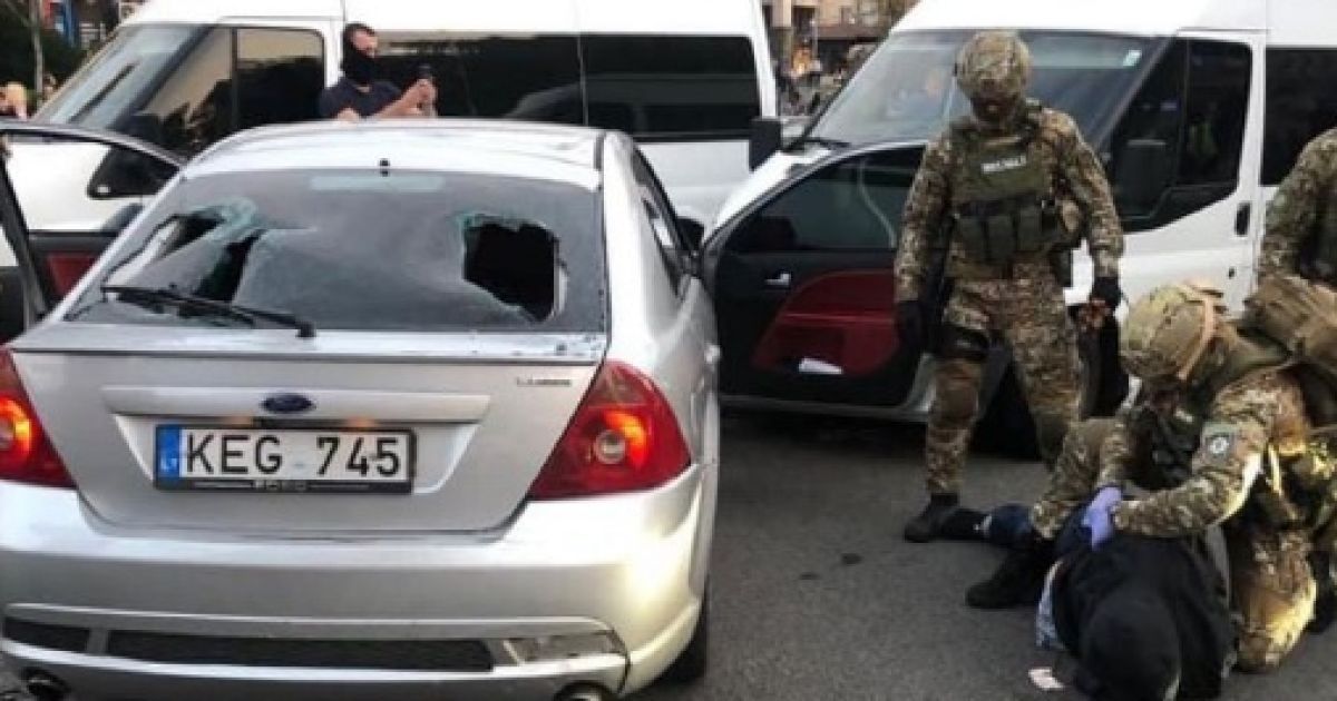 Київ Хрещатик спецоперація злочинці_2 / © Департамент коммуникации Нацполиции Украины