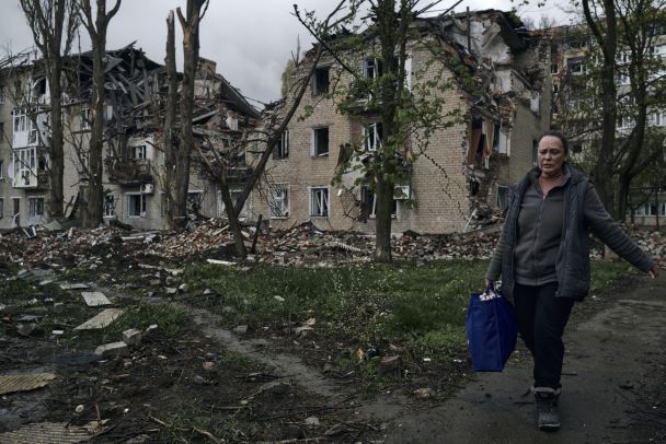 Авдіївка після ворожих обстрілів жовтень 2023 / © Associated Press