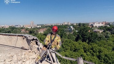 атака на Суми 2 червня_2 / © ДСНС